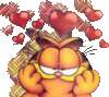 Garfield in love
