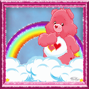 Bear in the Sky with Rainbow