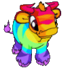 Rainbow bull-calf