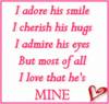 I Love That He's Mine