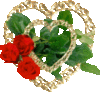 Valentine Heart with Flowers