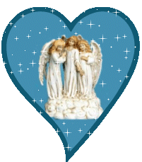 Heart with angels