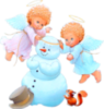 Angels and Snowman