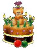 Birthday Cake with Teddy