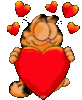 Garfield in love