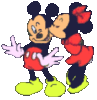 Mickey & Minnie Kiss