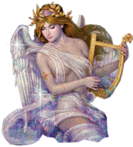 Angel with lyre