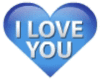 I love you Blue Heart