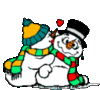Snowmans kiss
