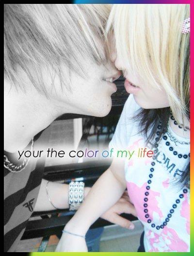 Your the color of my life