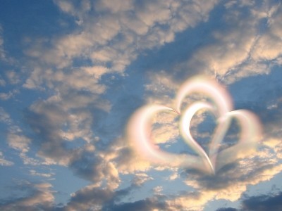 Hearts in the sky