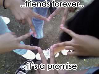 ..friends forever.. it's a promise