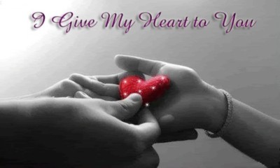 I give my heart to you