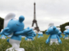 Smurfs in a Paris
