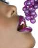 Purple lips like grape