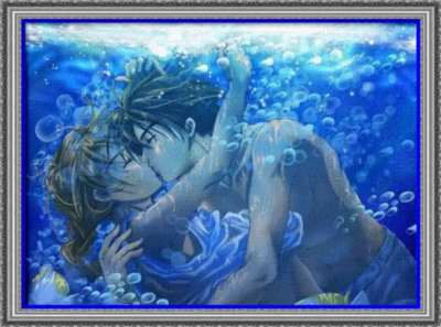 Anime kiss ander the water