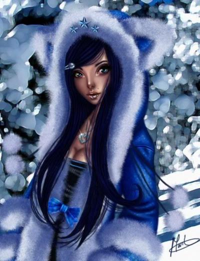 Fantasy Winter Girl