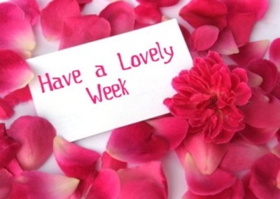 Have a lovely week