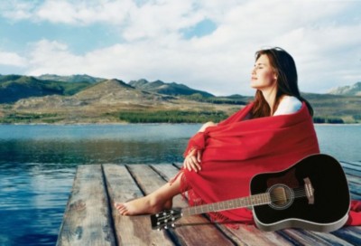 Girl with guitar