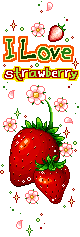 I Love strawberry
