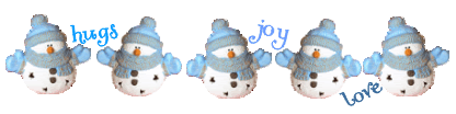 Hugs Joy Love Snowmans