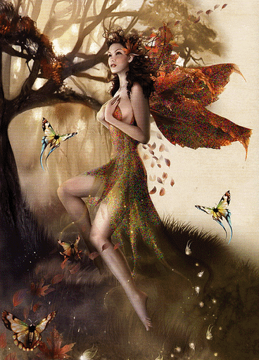 Autumn fairy