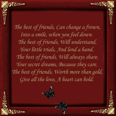 The best of friends...