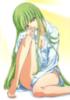 Anime Girl Green Hair