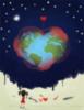 Planet Love Heart