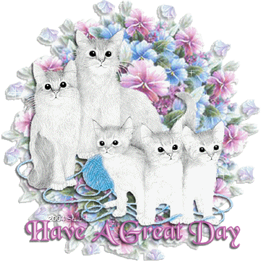 Have a great day. Cute kittens