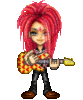 Punk with guitar