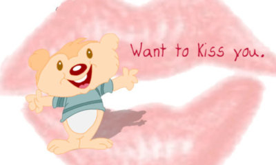 Want to kiss you