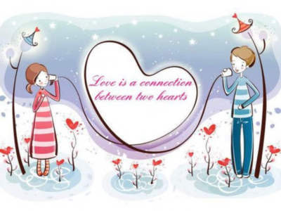 Love is a connection between the hearts
