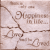 there is only Happiness in life... Love and be Loved