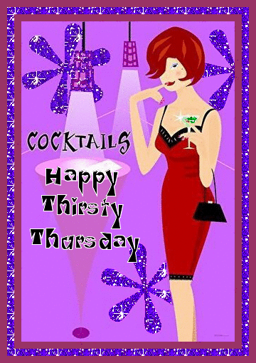 Coctails Happy Thirsty Thursday