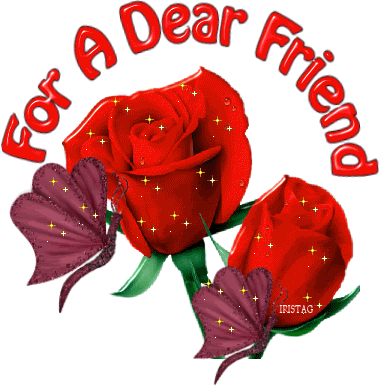 For a Dear Friend Red roses