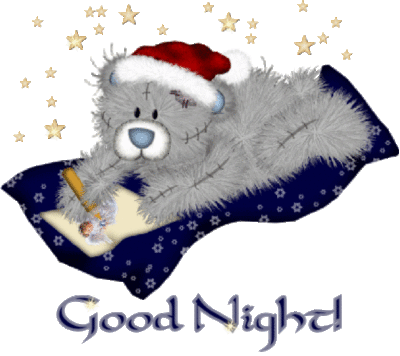 Good night! Teddy bear