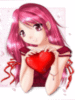 Anime girl with Heart