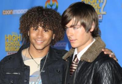 Corbin Bleu and Zac Efron