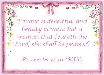 Proverbs 31:30