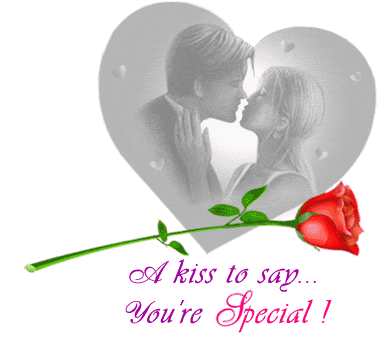 A kiss to say... You're Special! Heart