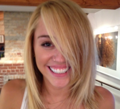 Miley Cyrus Blond Hair 