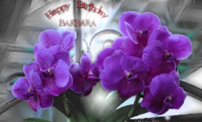 Happy Birthday Barbara