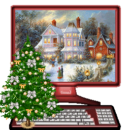 Happy Holidays Laptop