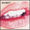 Sweet shiny lips