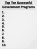 Top Ten Successful Government Programs