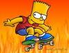 Bart Simpson Skating