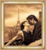 Kissing in a Paris