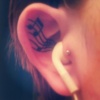 "Music in my ear" tattoo
