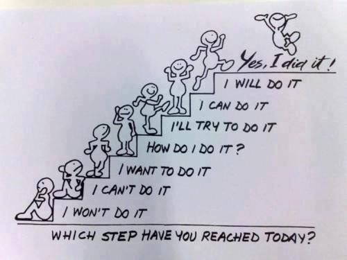 Which step have you reached today?.. Yes, I did it!